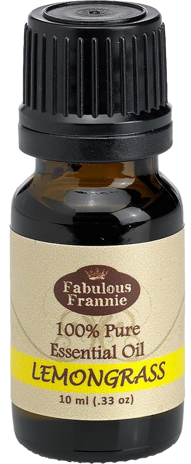 Fabulous Frannie Lemongrass 100% Pure, Undiluted Essential Oil Therapeutic Grade – 10 ml