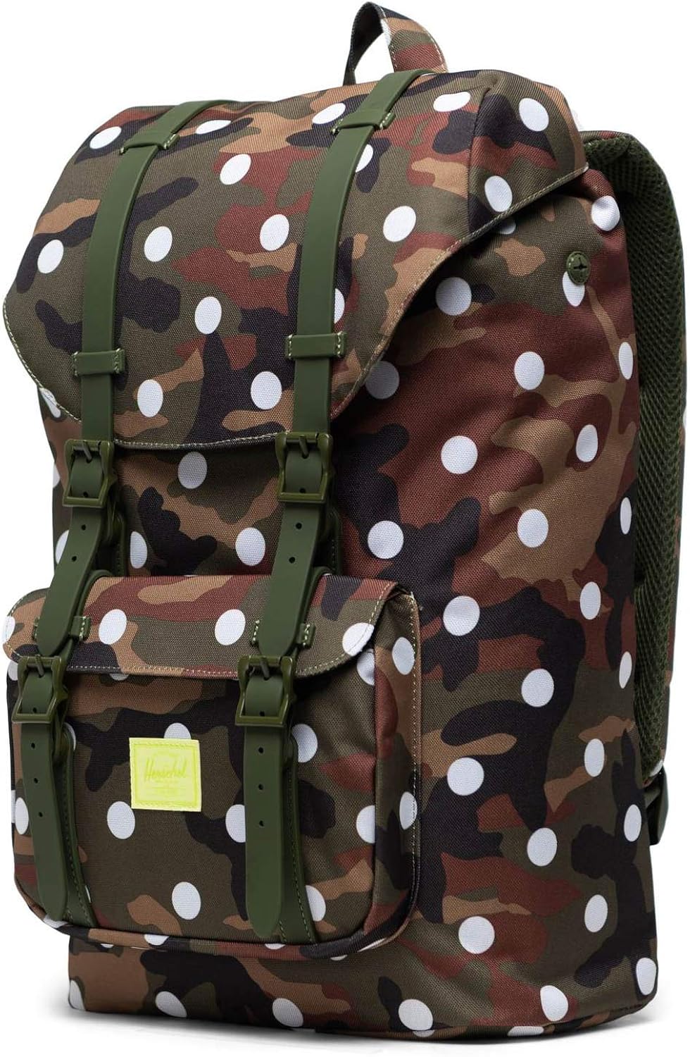 Gеt Dіѕсоunt 70% Prісе Herschel Supply Co. Little America Mid-Volume Woodland Camo White Dot One Size