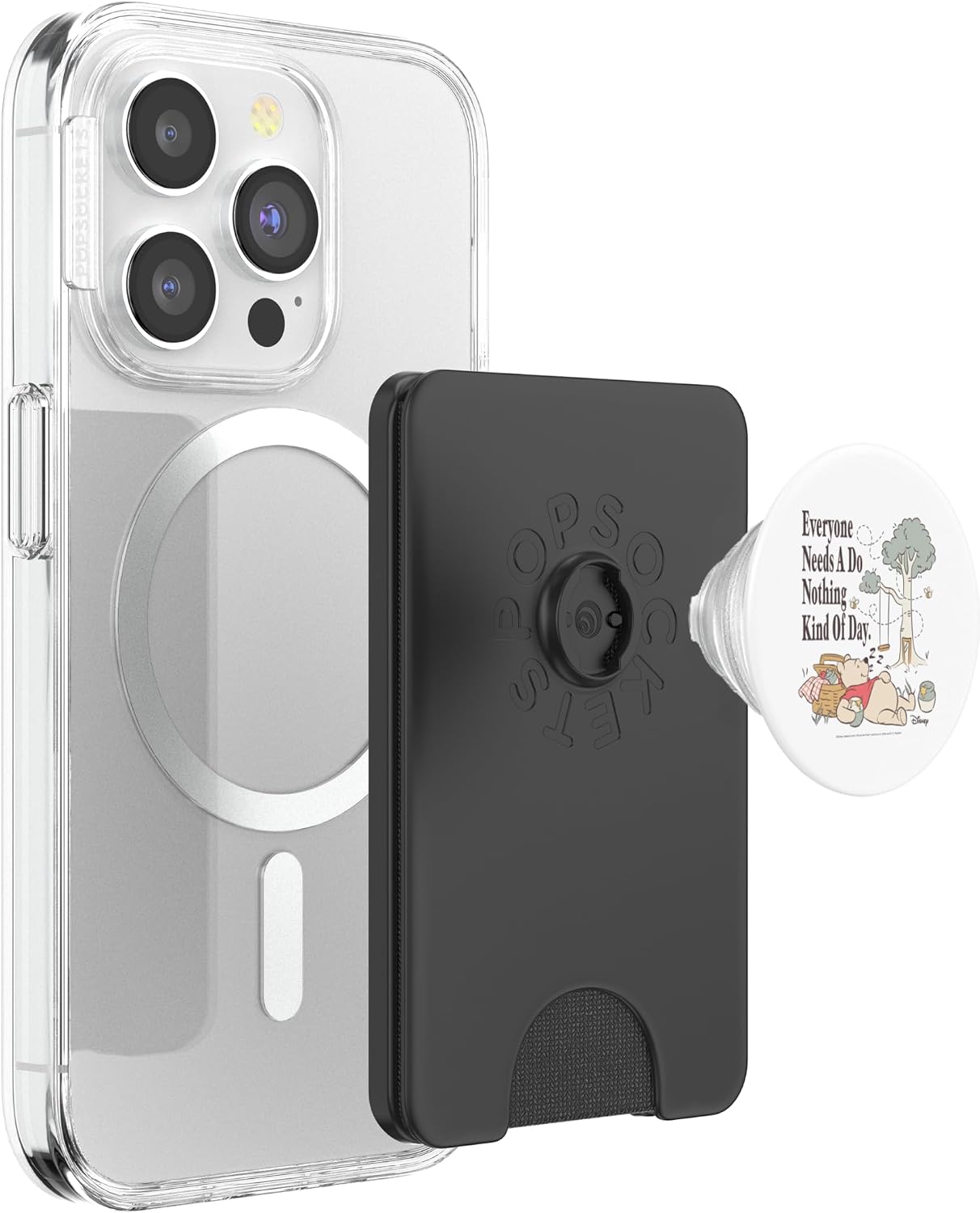 Winnie The Pooh - Do Nothing Kind of Day - Picnic PopSockets PopWallet for MagSafe