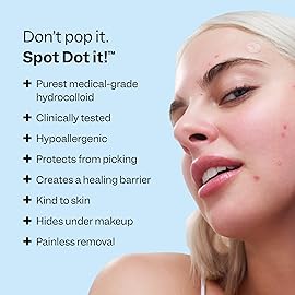 Peach Slices - Acne Spot Dots (30 ct) - Hydrocolloid Pimple Patches for Face - Absorb Gunk, Protect Picking & Support Healing - 3 Sizes (7, 10, & 12mm) - Vegan, Cruelty Free, Korean Skin Care & Beauty