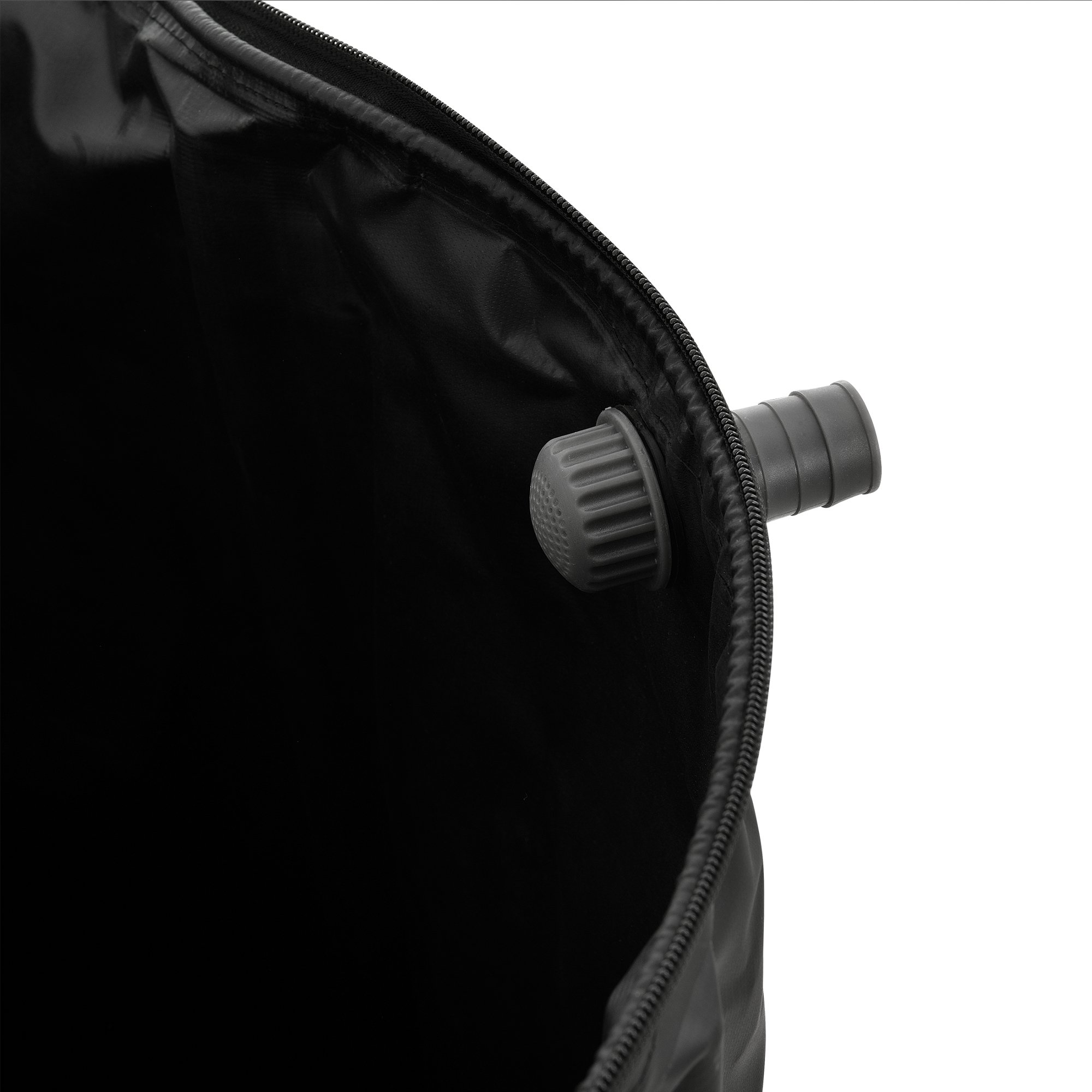 casa.pro Tanque para el Agua de Lluvia - 500D PVC Negro - PVC Resistente a la oxidación y a los Rayos ultravioletas - Capacidad 500 L