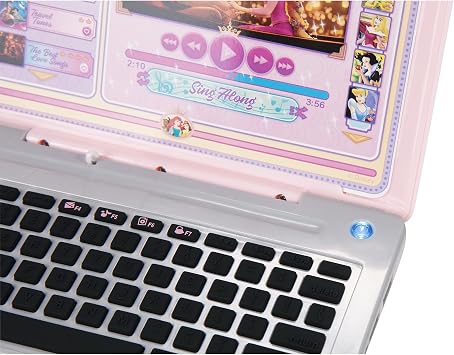 Disney Princess Style Collection Laptop with Phrases, Sound Effects & Music! Girls Toy Pretend Laptop