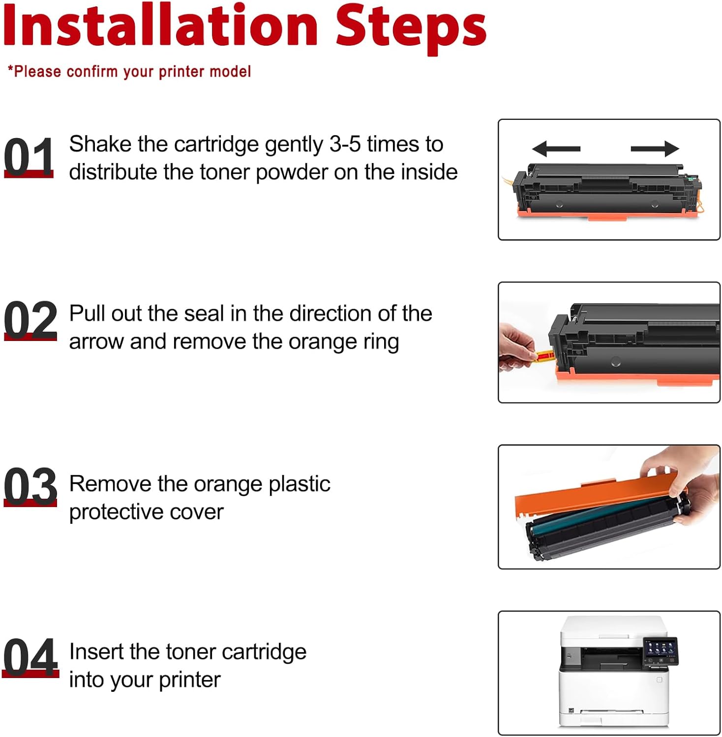 055 Black Toner Cartridge Replacement for Canon 055 055H Toner Cartridge for LBP664Cdw, MF741Cdw, MF743Cdw, MF745Cdw, MF746Cdw Printer (2 Black)