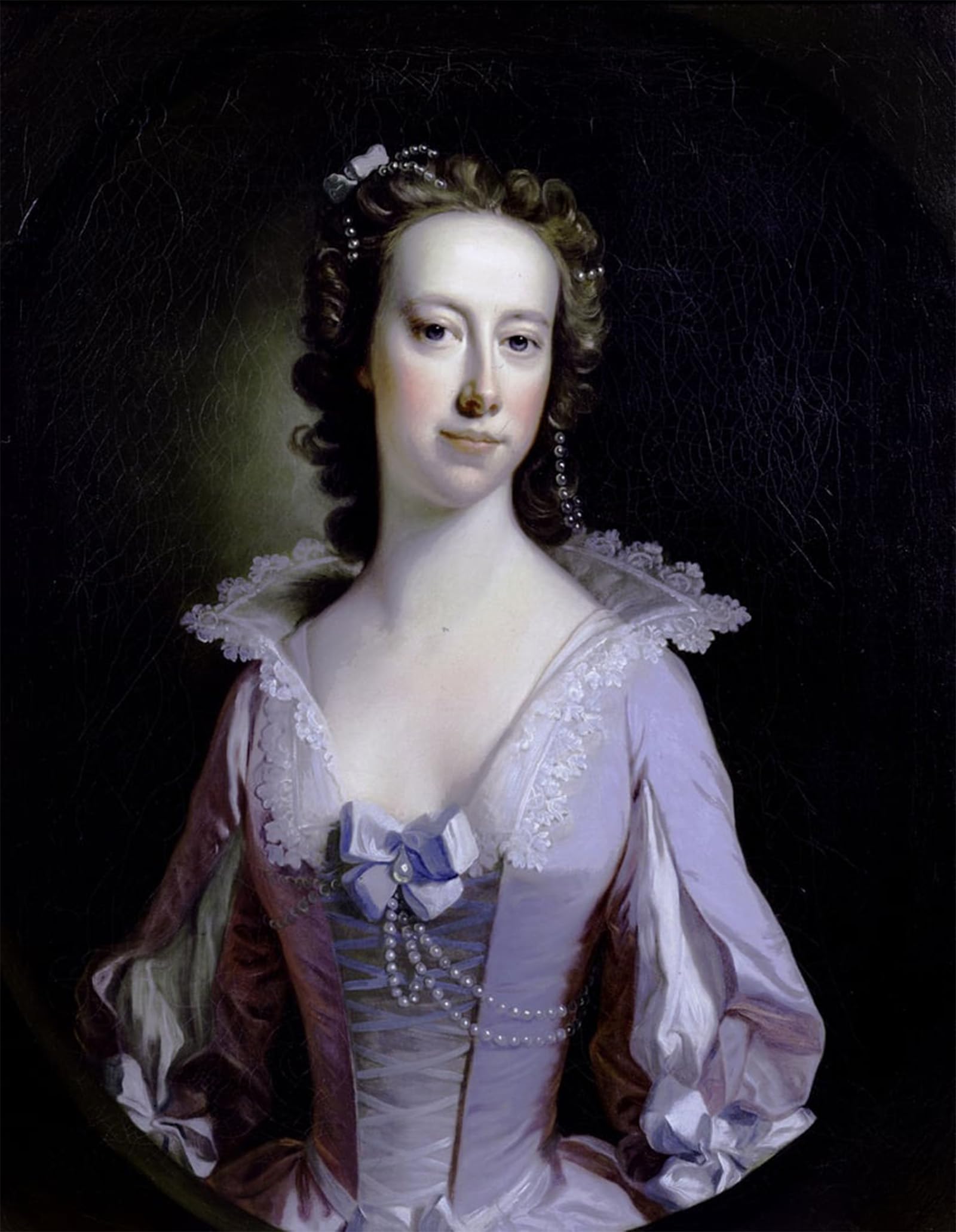 Serendipitp No Frame Retro Picture Poster Wall Art Pictures Painting Portrait Of A Lady By Hudson Wall Art Canvas Print For Wall Decor 60X90cm