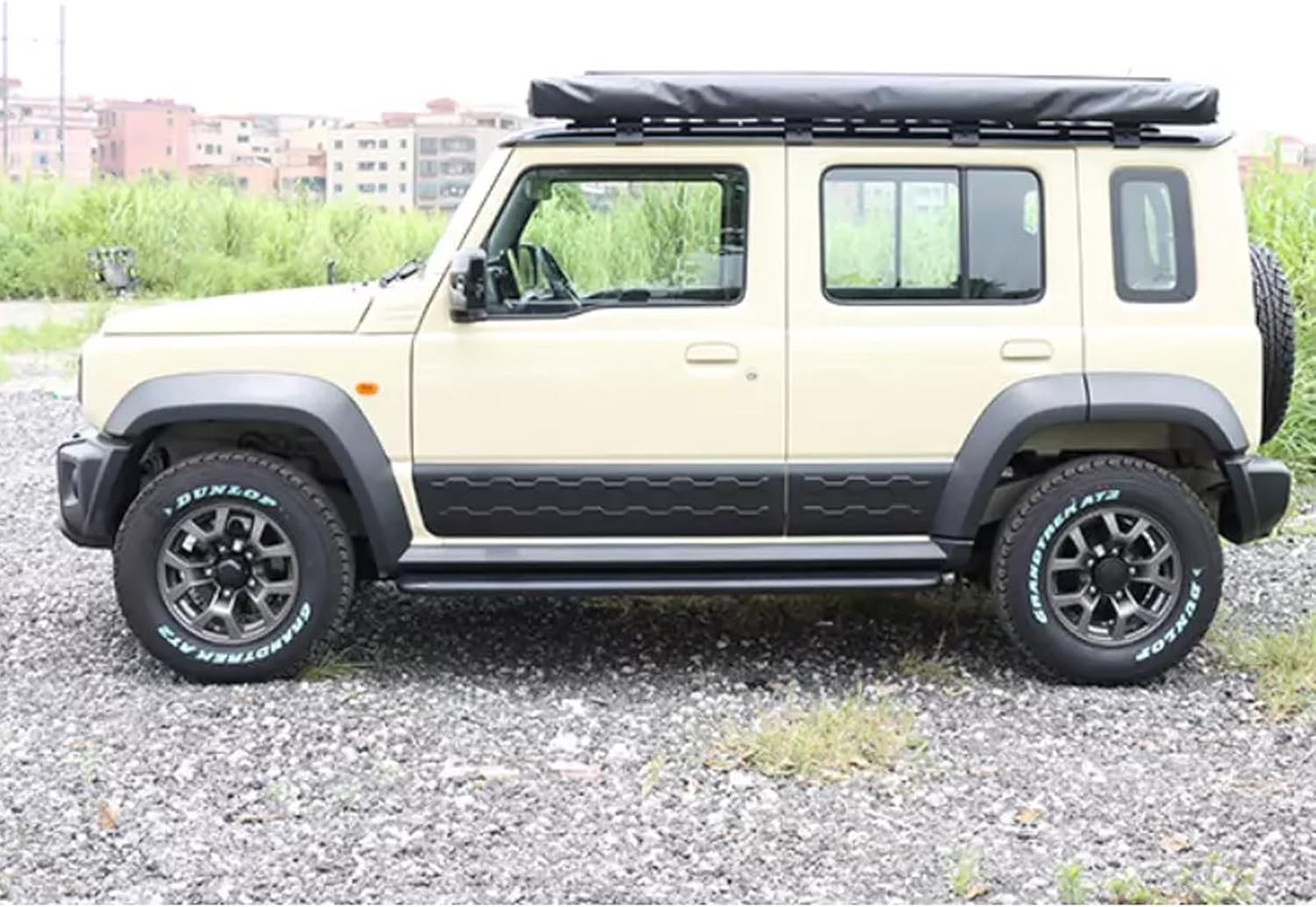 Carbon Steel Running Boards Fits for Suzuki Jimny 5Door 2023 2024 2025 Side Steps Pedal Steps Nerf Bar Accessories 2PCS