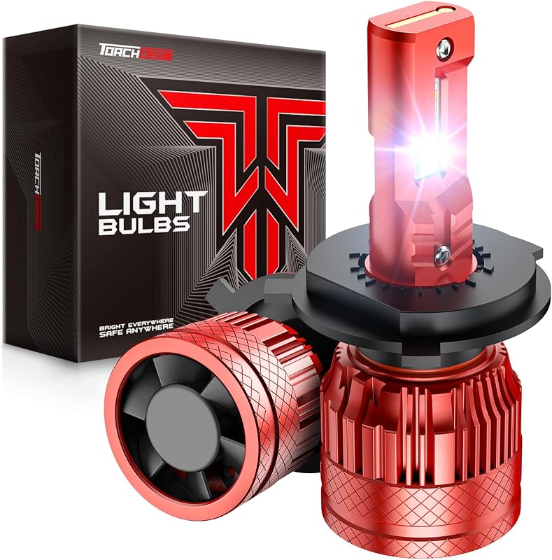 Lâmpadas LED H4/HB2 Torchbeam T6S 6500 K 12.000 RPM IP68 – Kit com 2