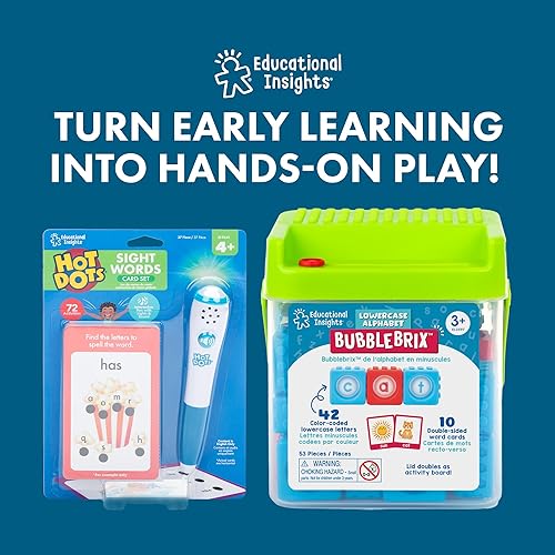 Miniatura 6 de Educational Insights - Hot Dots Jr. Juguete educativo Juego para prepararse para la escuela, 160 lecciones para preparación en casa y la escuela,