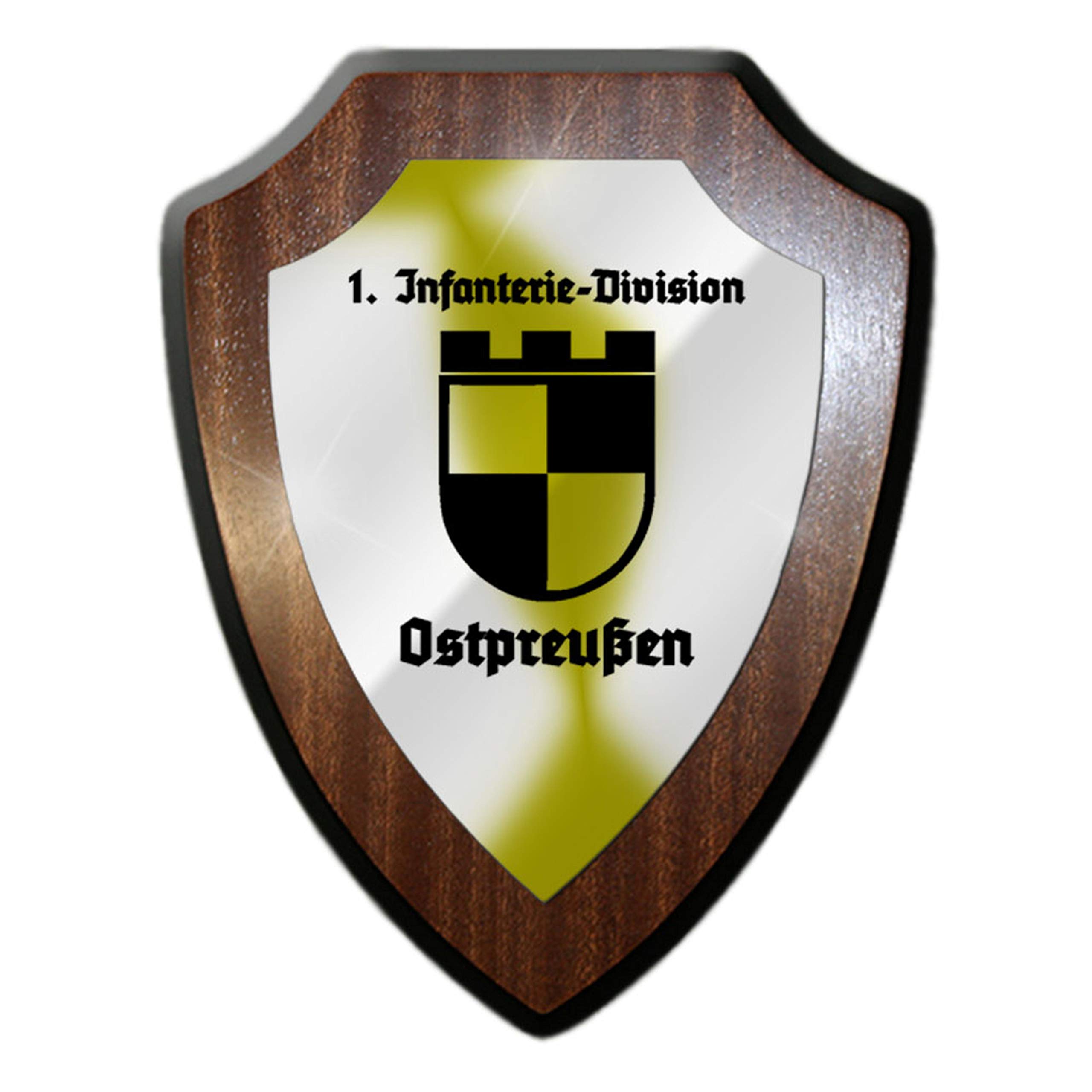 Plaque de blason Infanterie-Division idée cadeau historique