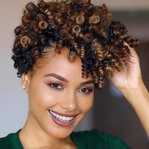 MIMAN 5 Packs 10 Inch Short Crochet Hair Braiding 8MM