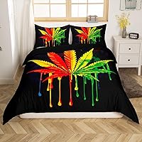 Vista 16 de Juego de funda de edredón con estampado de leopardo, estampado de animales, guepardo, King, para niños, hombres y mujeres, funda de edredón de lujo