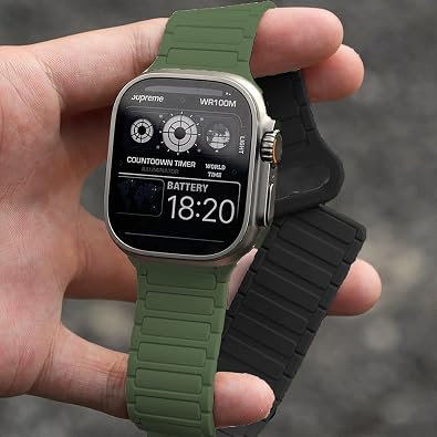 Lamshaw Compatible for AngelSense Watch Bands, Quick Release Silicone Sport Strap Watchband Compatible for AngelSense Assistive Technology Watch