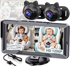 Befumly 1296P dual baby car camera and 6.9-inch display