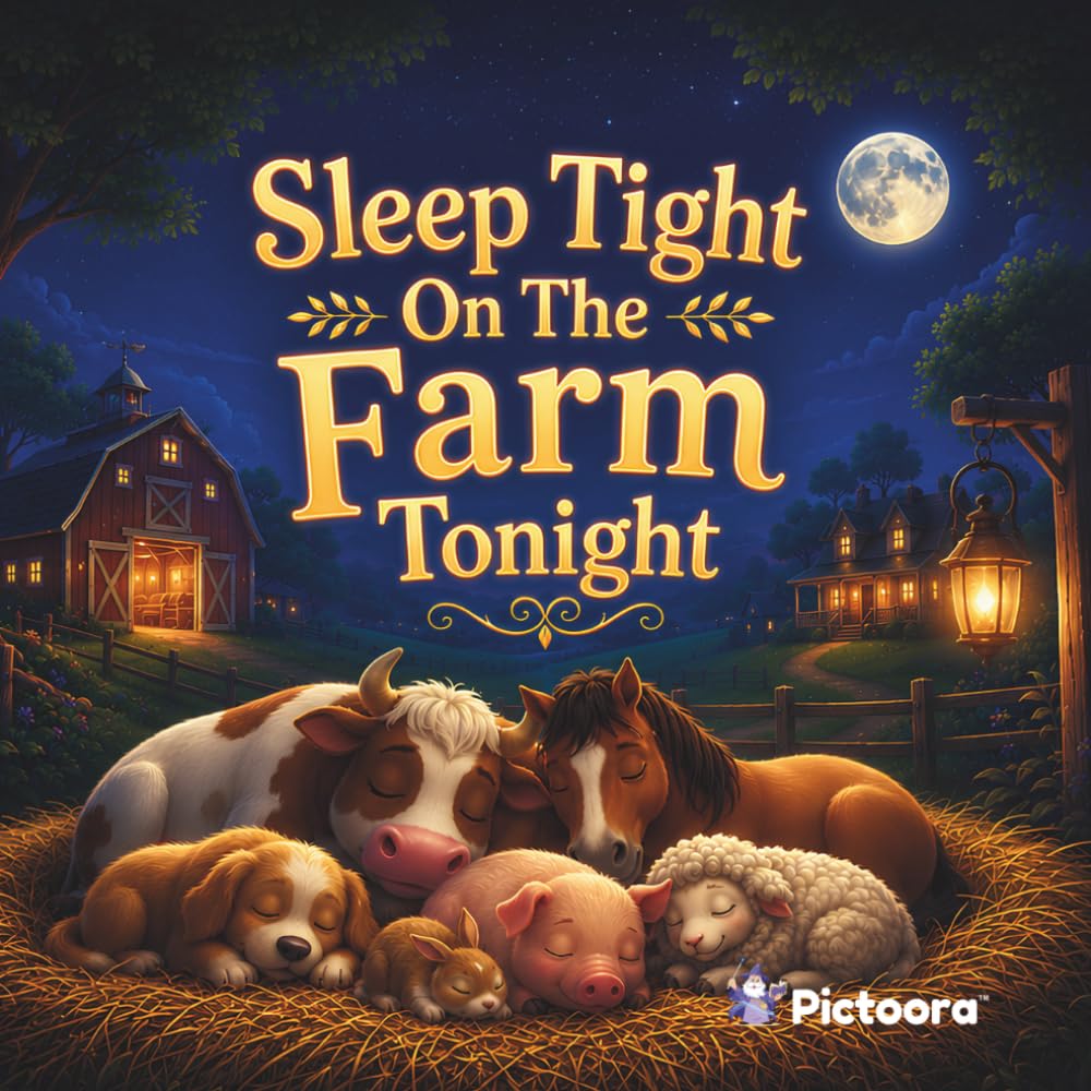 Sleep Tight On The Farm Tonight: A Gentle Bedtime Book About Farm Animals, Sleep, and Sweet Dreams (Sleep Tight Tonight)
