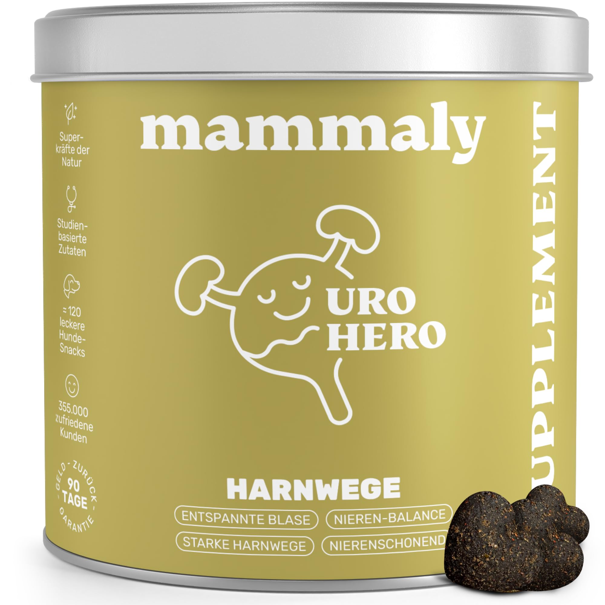 mammaly URO Hero® Harnwege-Komplex mit Algenöl & Naturmoor (bis 60 Tage)