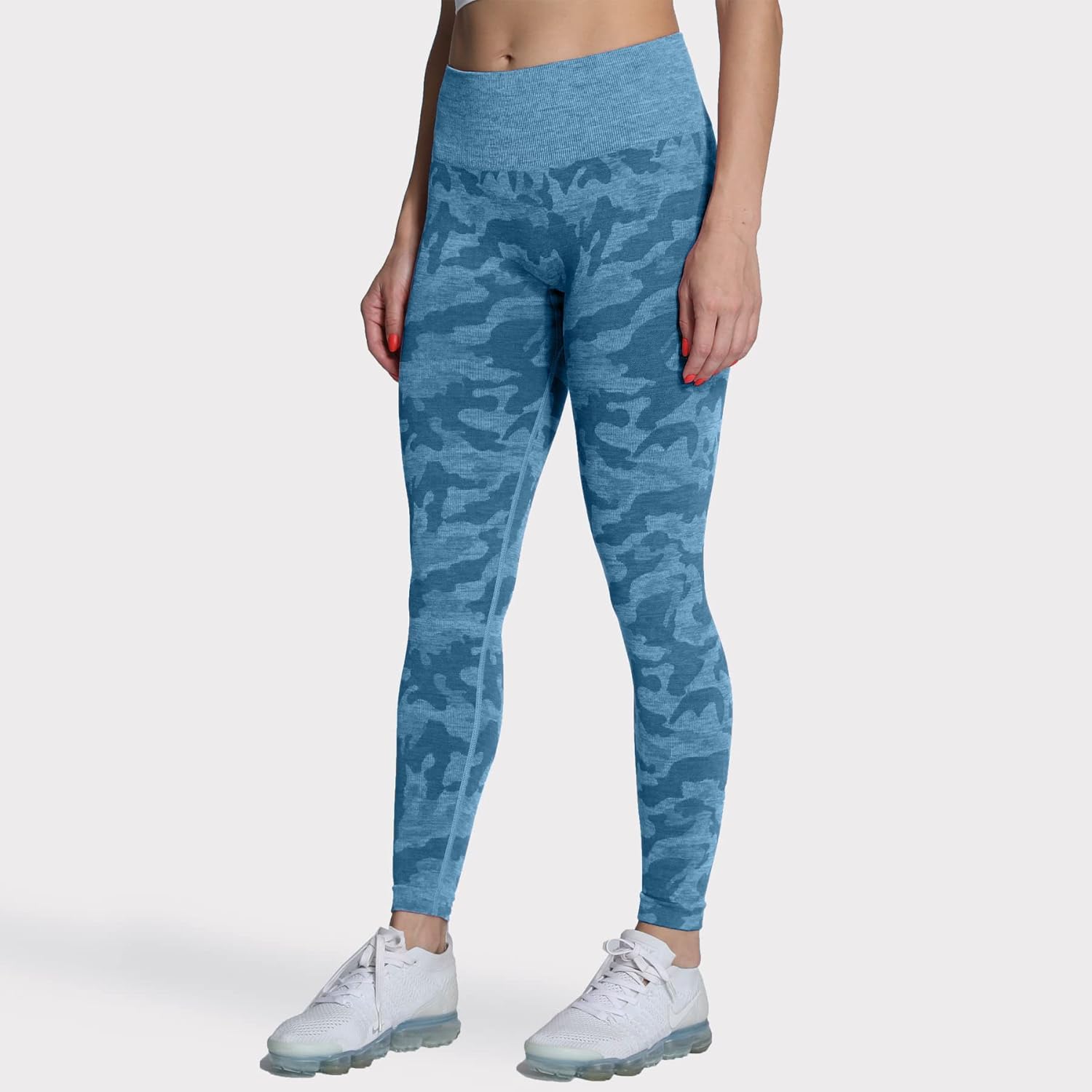 Aoxjox Women's Camo Leggings Enhanced High Waisted Workout Seamless Leggings Yoga Pants at  Women’s Clothing store