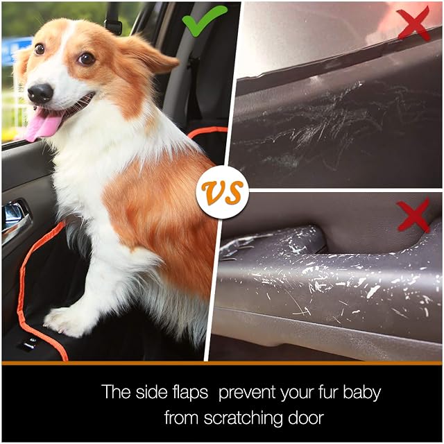 Foto 5 de 7 de iBuddy Fundas de Asiento de Coche para Asiento Trasero, 100% Impermeables, Resistentes y Antideslizantes