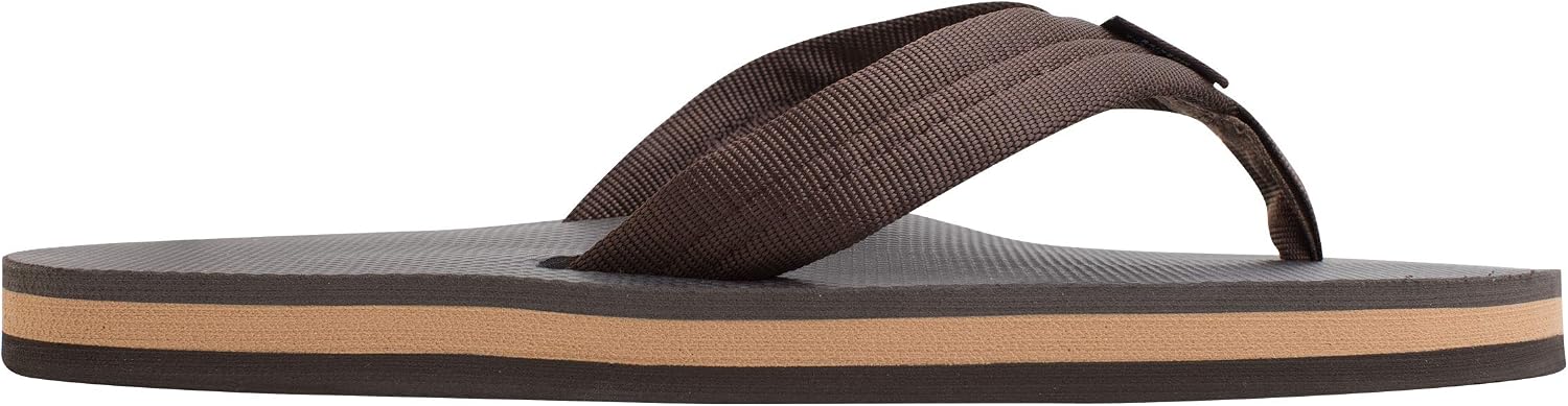 Rainbow Sandals Men's Single Layer Soft Top 1" EVA Rubber Filled Nylon Strap