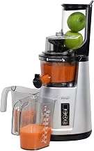Omega Wide Mouth Juicer Compact Vertical Cold Press Veget...