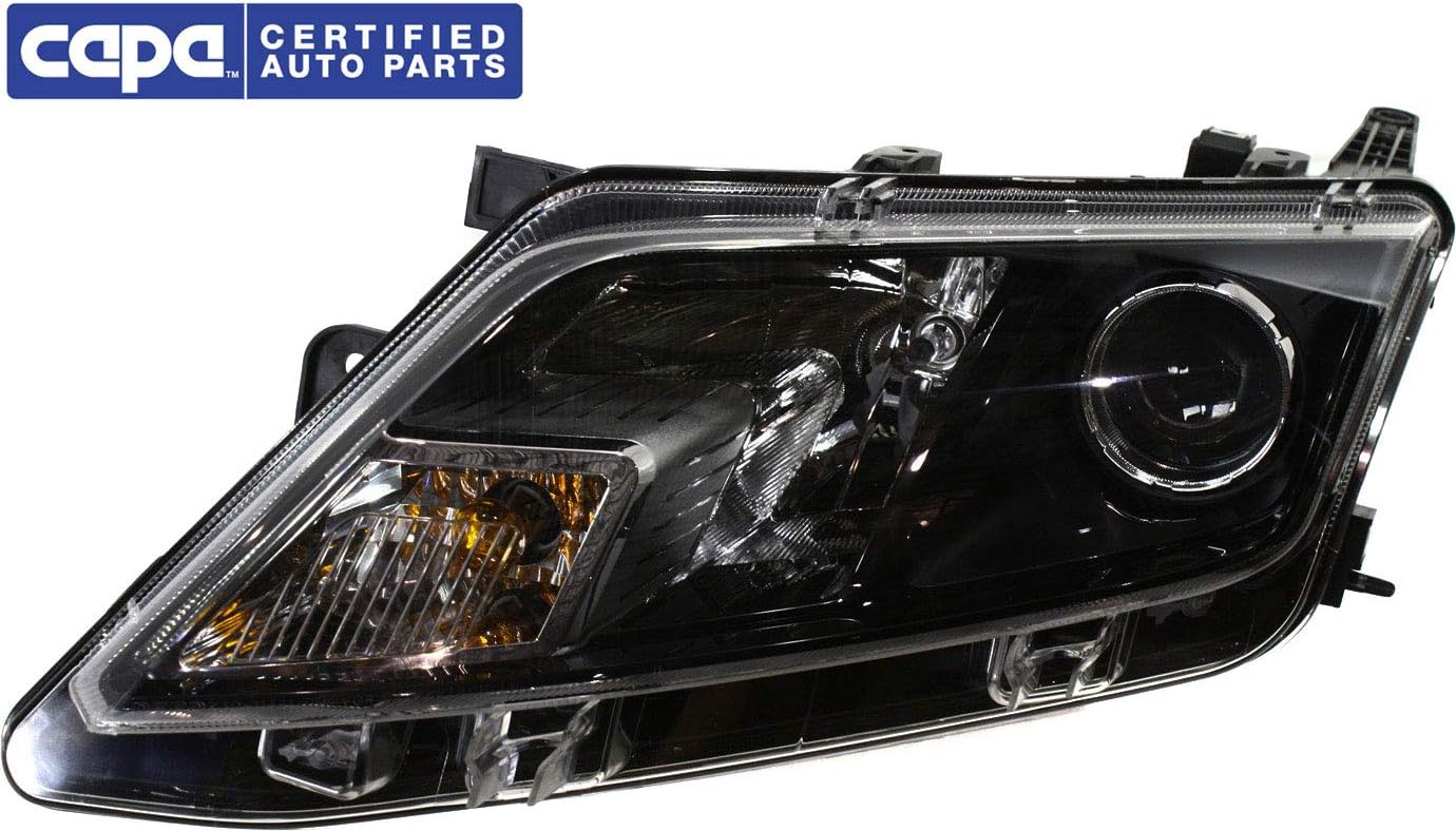Evan Fischer Driver Side Headlight for Ford Fusion 2010-2012 Halogen With bulb(s) CAPA Fits S, SE, SEL & Sport Trims Replaces # 9E5Z13008B