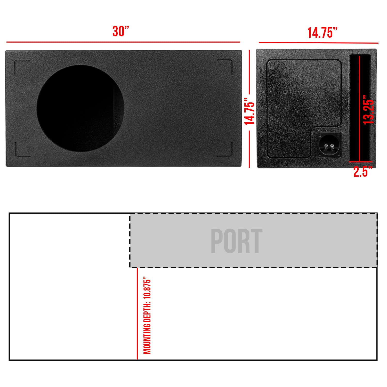 Jbl Subwoofer Box Dimensions