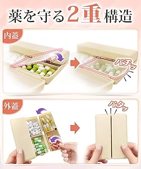 Amazon.co.jp: ピルケース 【薬剤師・監修】 【安心ケース】 薬