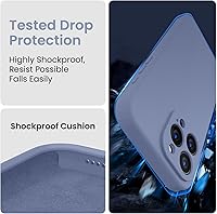 Vista 348 de FireNova Designed for iPhone 13 Pro Max Case, Silicone [Camera Protection] Phone Case with [2 Screen Protectors], Soft Anti-Scratch Microfiber Deep