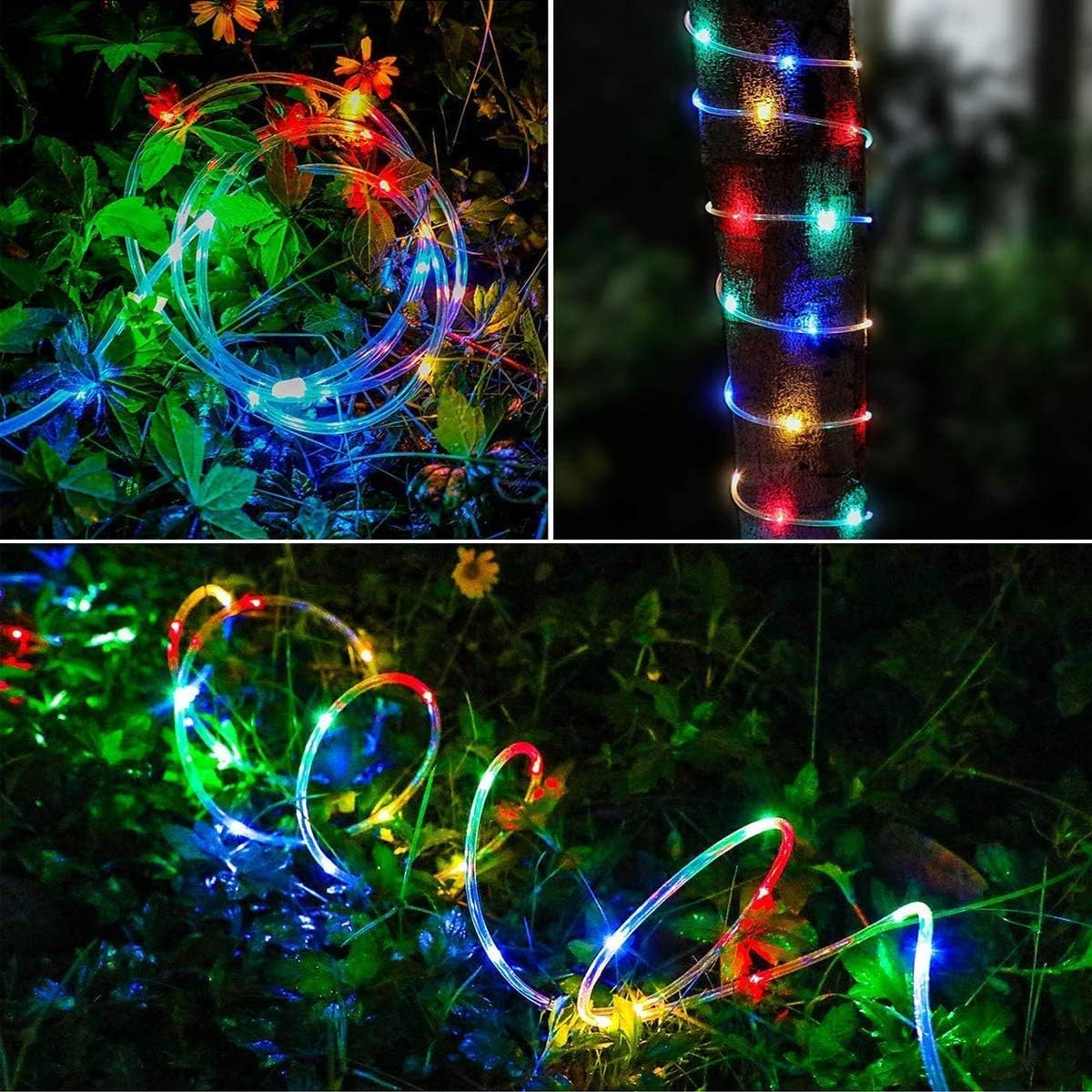 Get Popular Offer Christmas Rope Lights, 98ft 720 LED Tube String Lights, Connectable Indoor Outdoor Clear Tube Decorative Lighting for Garden, Patio, Bedroom, Party, Wedding, Christmas Decoration (Multicolor)