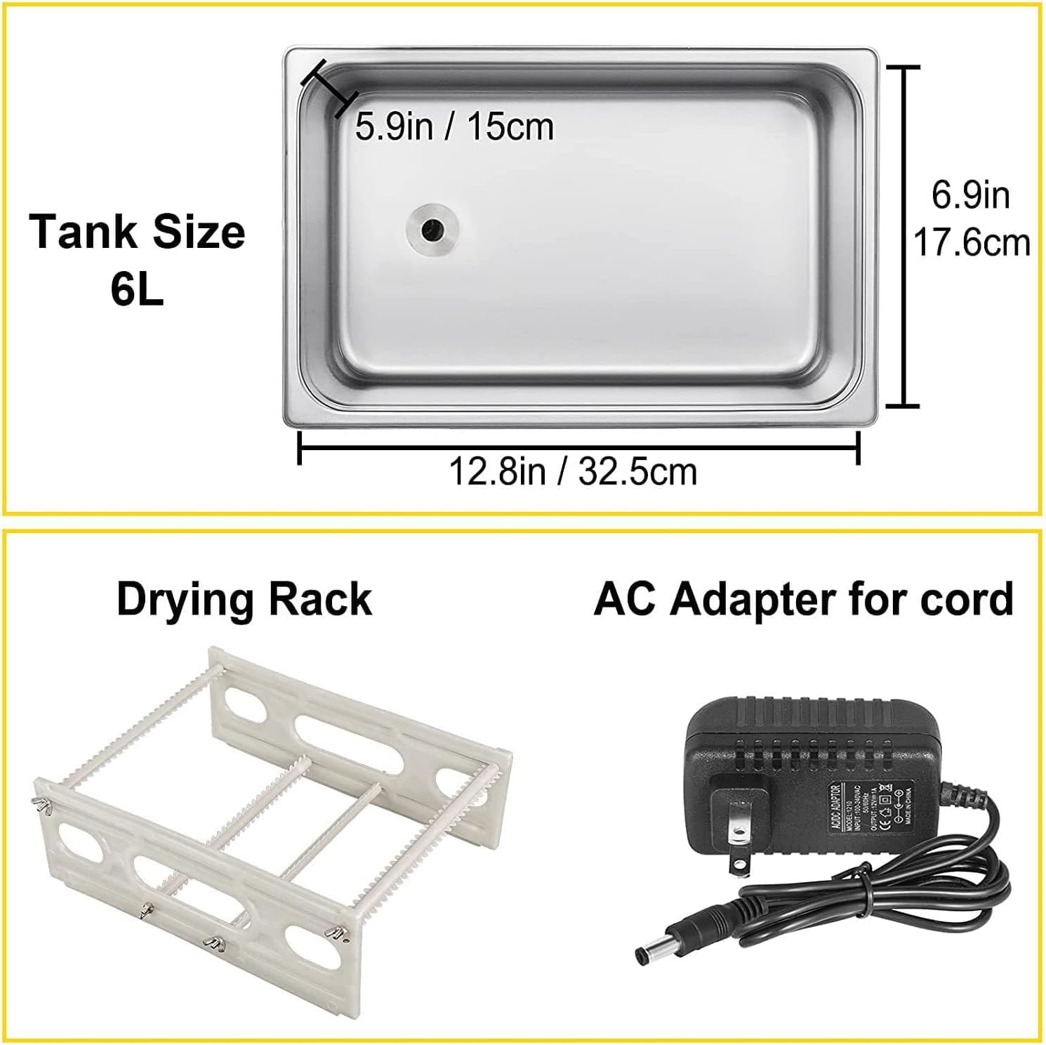 Ultrasonic Vinyl Records Cleaner, 4pcs One Time, Auto-Rotating Double-Sided Lp Cleaning, 6l Portable Sonic Cavitation Machine