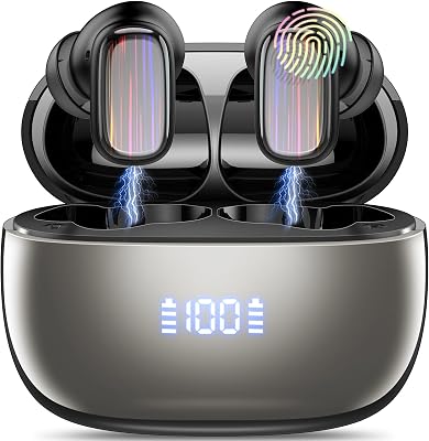 💎 71% MEGA DEAL! AI Cuffie Traduzione, Buletooth 5.4 Auricolari Traduzione con 164 Lingue/6 Modalità di Traduzione, Cuffie Traduttrici 3-in-1 con ENC Mics, Cuffie Bluetooth 5.4 per Viaggi/Affari/Studio, Nero
