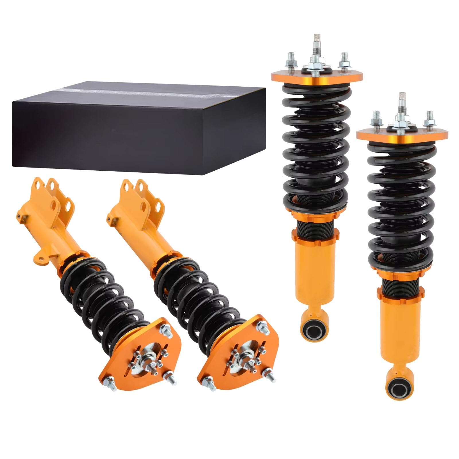 Ammortizzatori per Auto compatibili con Toyota Camry Avalon e Solara Kit coilover da 4 Pezzi con Altezza Regolabile sospensioni Anteriori e Posteriori ricambi Auto.