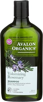 Avalon Organics Shampoo Volumizing Rosemary, 11 oz