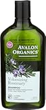 Avalon Organics Shampoo Volumizing Rosemary, 11 oz