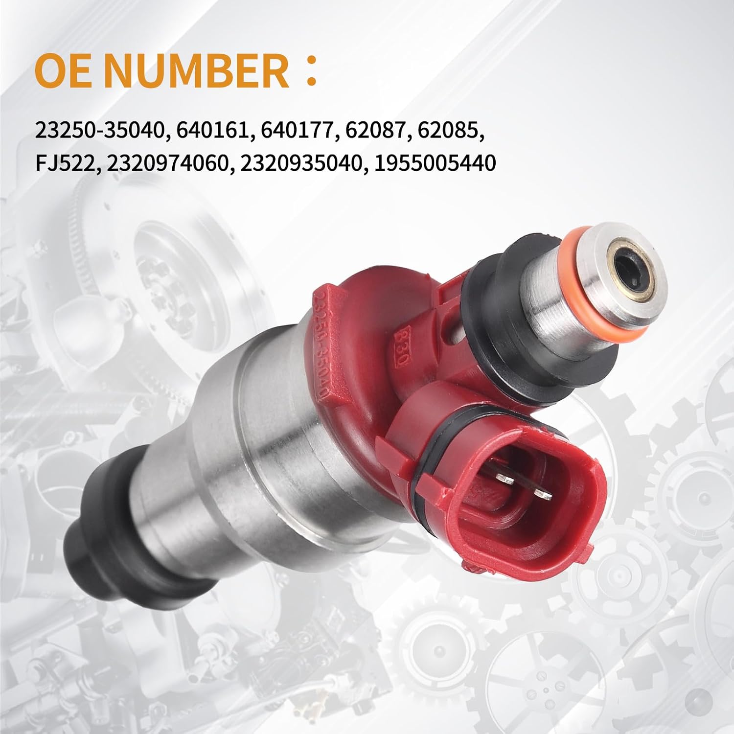 4PCS Fuel Injectors 2 Holes Compatible with Toyota T100 1993-1994 Base DX SR5 One-Ton Standard Cab Pickup 2-Door 3.0L Toyota 4Runner Pickup Replace# 23250-35040 2320935040 2320974060