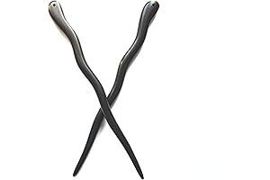 Zz-bg-Charming 2 Count Hair Sticks Natural Bone Hair StickS Handmade Carved Hair...