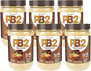 PB2 Powdered Peanut Butter with Cocoa Bundle, 16 oz (6 pack)
