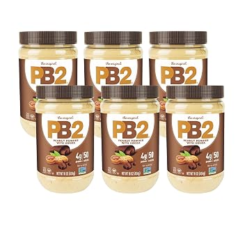 PB2 Powdered Peanut Butter with Cocoa Bundle, 16 oz 6 pack