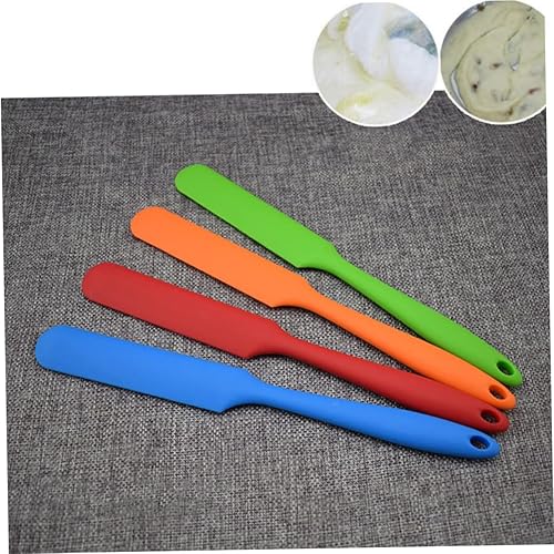 Miniatura 5 de BESTonZON Mango Mini Crema Frosting Integrado Mantequilla Decoración No Silicona Cortador Espátula Flexible Antiadherente Alimentos Stick con Nuevas