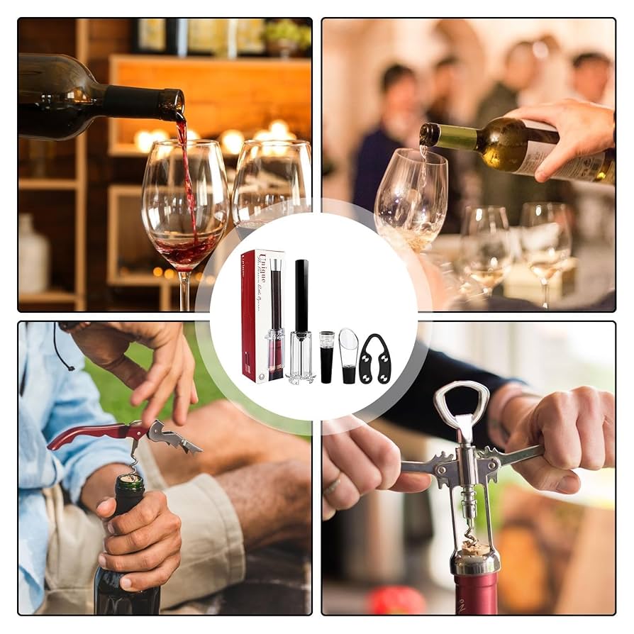 Amazon | 赤ワインオープナーセット、栓抜きセット - 真空