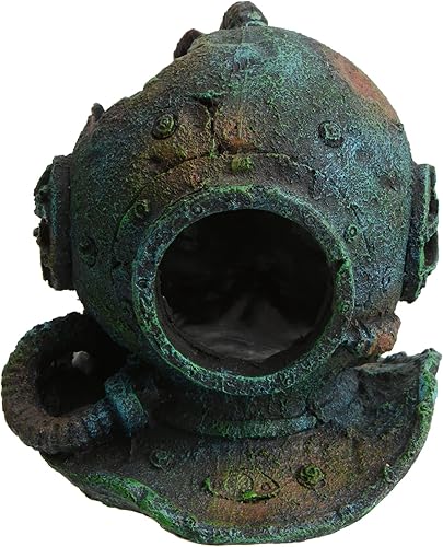 Saim Decoración de casco submarino hundido para acuario, decoración realista de pecera de naufragio del arca de Noé, accesorios de pecera para