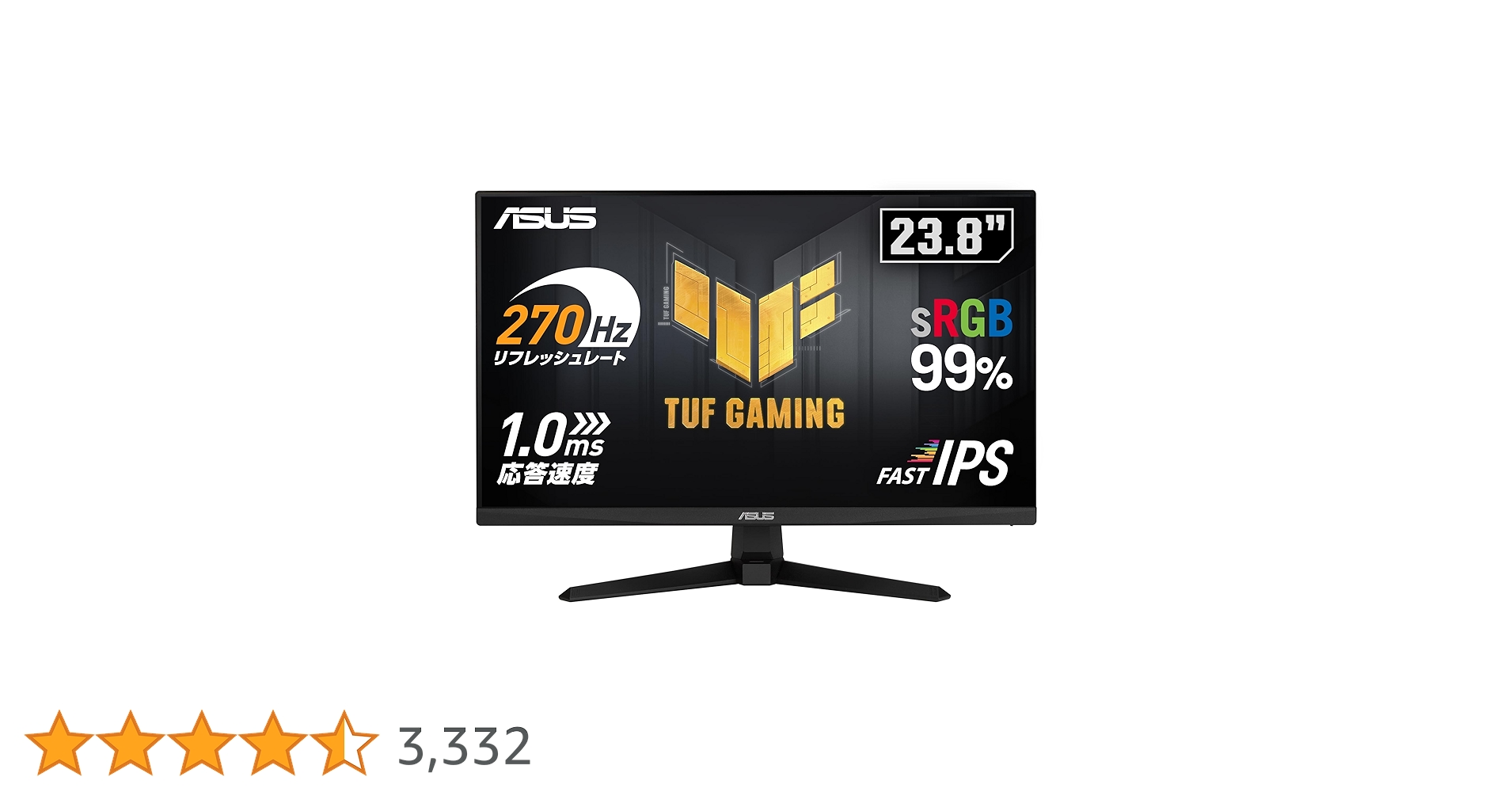 ASUS TUF Gaming ゲーミングモニター VG249QM1A TUF Gaming VG249QM1A - Tech Specs｜Monitors｜ASUS Global