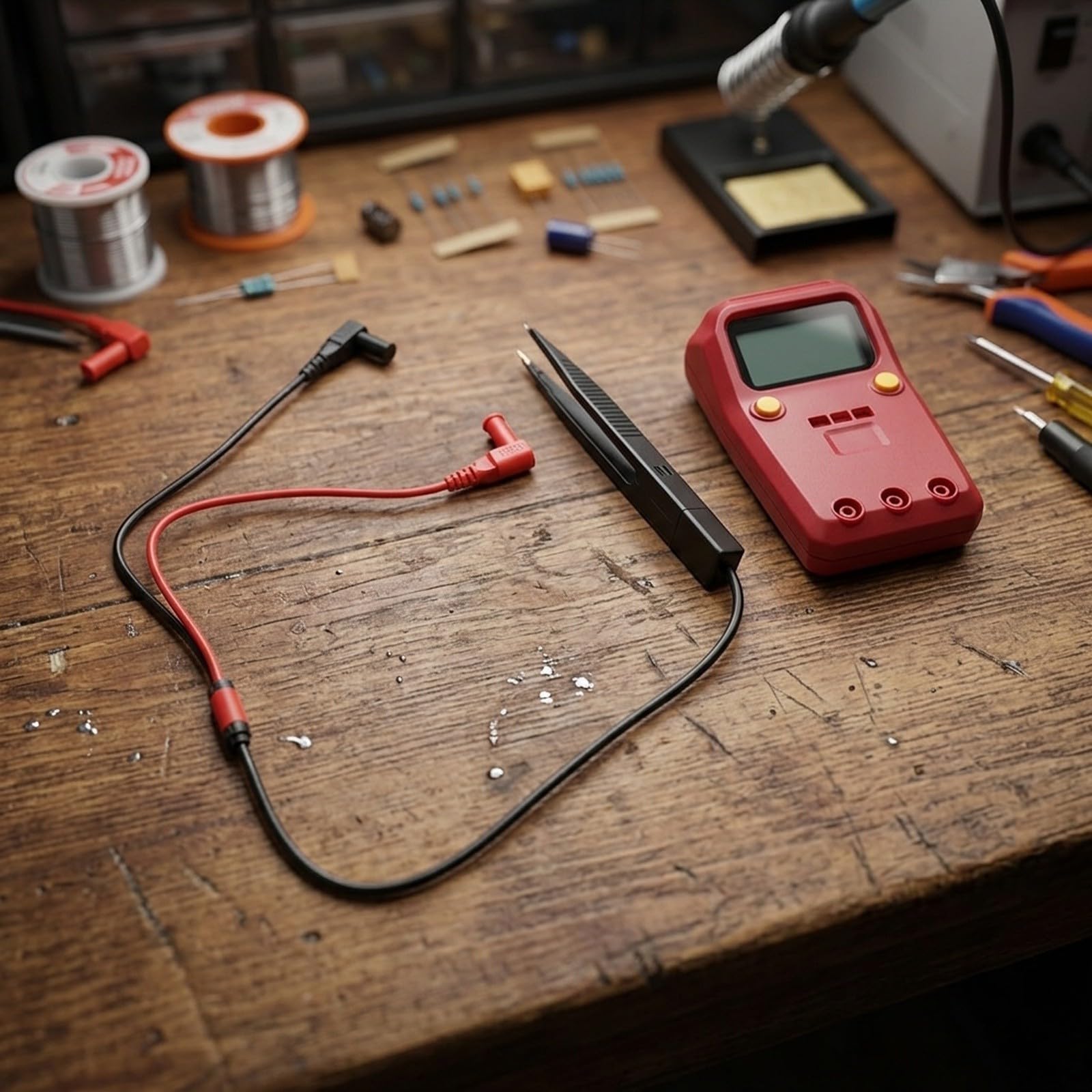 Tester ESR con per risoluzione 0.01 Ohm per Condensatori Tester(ESR02PRO-Black)
