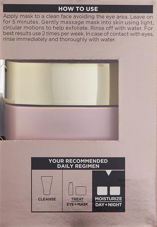 L'Oreal Paris Skincare Age Perfect Rosy Tone Face Mask With Aha and imperial peony for Rosy, Radiant Skin, 1.7 Oz