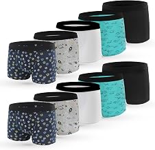 L&K-II 10 Boxer Briefs Hipster Cotton for Boys Underwear 1604