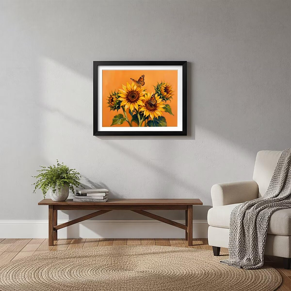 Kwiatowy obraz diamentowy 5D pełny zestaw 95 x 70 cm L-7355