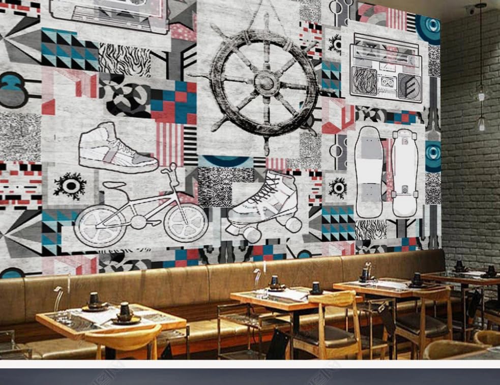 Papier peint intissé gouvernail pour couvrir un mur abîmé poster géant mural 200x140