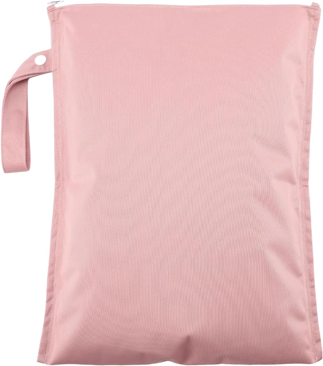 Waterproof Wet Dry Bag for Travel, Baby Cloth Diapers, Swimsuit, Pump Parts, Pool, Gym Clothes, Toiletry, Strap to Stroller, Daycare,Food Storage and Wet Clothes P14-U