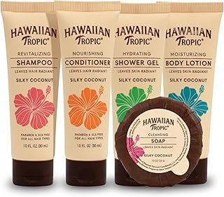 Silky Coconut 150 Piece Airbnb Essentials for Hosts,Hotel Shampoo & Conditioner Supplies for Guests,Body Wash Lotion & Soap, Travel Size Toiletries,Bulk Mini Sets Kits Soaps Air Bnb