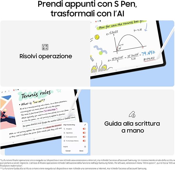 Samsung Galaxy Tab S10 FE, 3 anni di garanzia, Android Tablet, Display 10.9" LCD, Wifi, RAM 8GB, 128GB, 8.000 mAh, S Pen, Android 15, IP68, Gray [Versione italiana] - 3