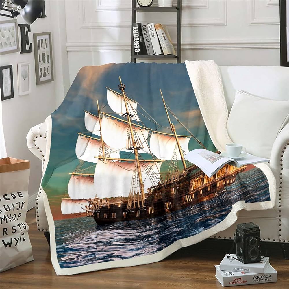 Coperta Con Stampa Pesce - Morbida E Divertente Per Divano, Letto E Campeggio - Foto 8