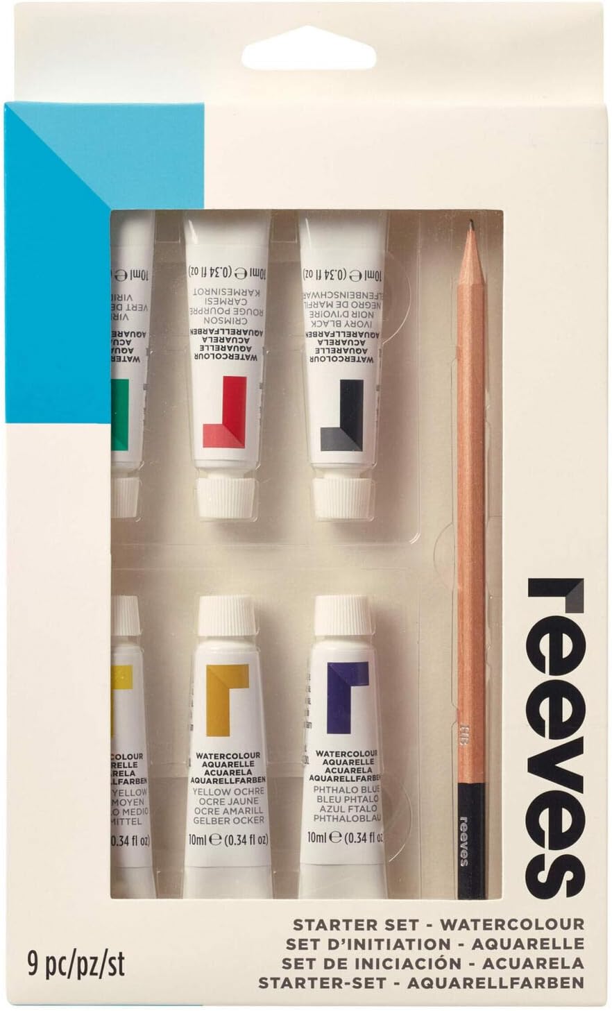 Reeves WaterColour Paint, Starter Set 9Piece Amazon.co.uk Home & Kitchen